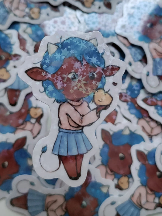 Carrie the cow sticker pack