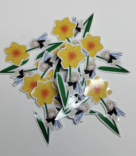Spring Flower Girls Sticker pack
