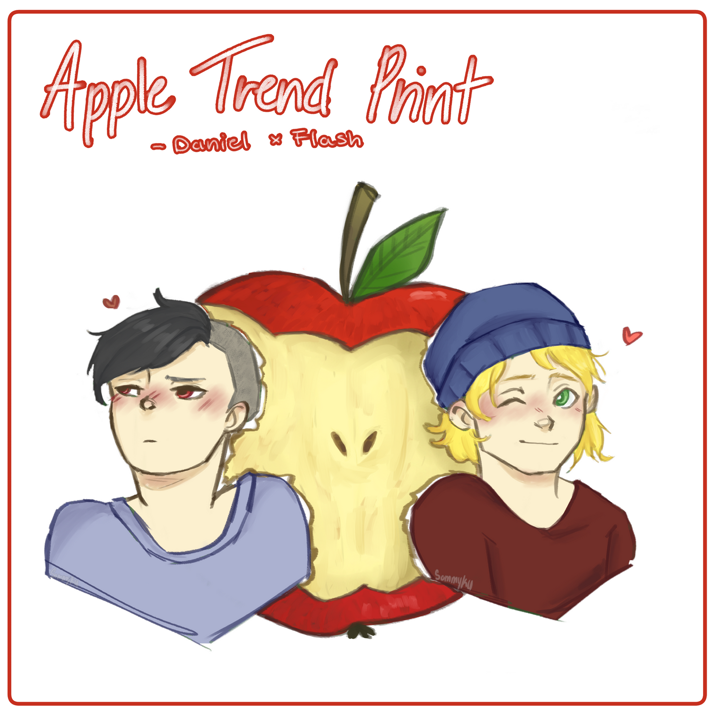 Apple Trend Daniel x Flash Print