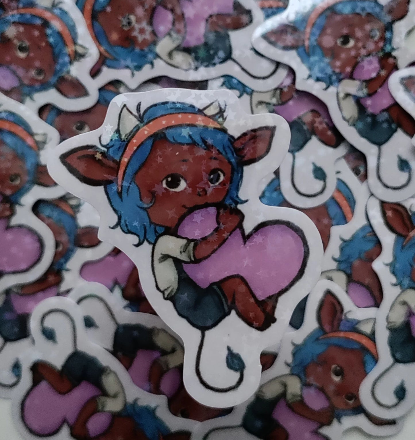 Carrie the cow sticker pack